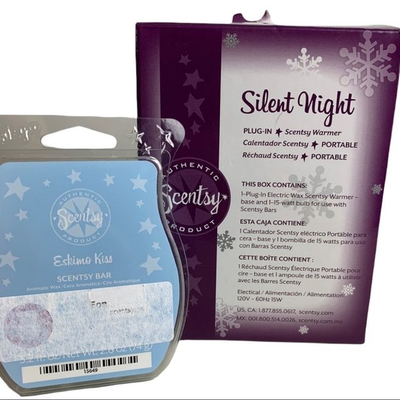 Scentsy Nativity Silent Wax Warmer & Eskimo Kiss Bar Holiday Collection - Picture 9 of 16